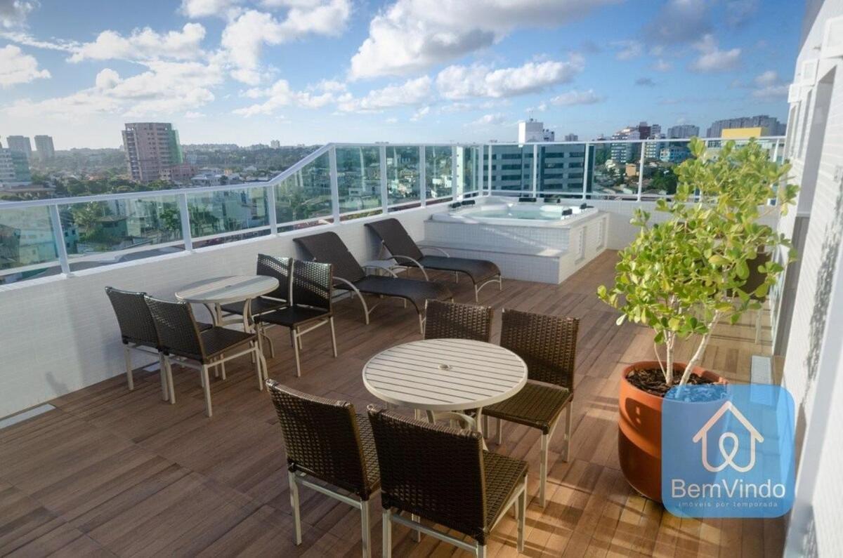 Studio A 150M Da Praia De Piata Salvador de Bahía Exterior foto